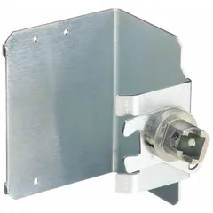 Door-mounted operating mechanism for PowerPact B circuit breakers. Rated 125 A, 3 poles. Allows external on/off control without opening the enclosure door. For use with NEMA 1, 3, 3R, 4, 4X, 12 enclosures.
