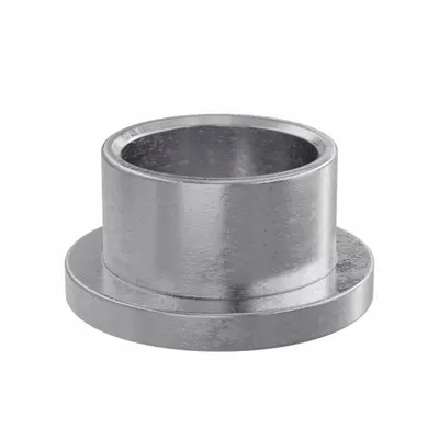 OILITE Flanged Sleeve Bearing: Iron-Copper, SAE 863, 5/8 in Bore, 3/4 in OD, 1/2 in Lg - Lubricated General Purpose Metallic Flanged Sleeve Bearings