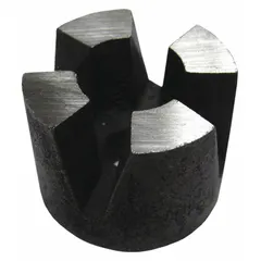 Cylindrical alnico magnet with 1 in outside diameter and 16 lbf maximum pull force. Used for holding, lifting, and positioning ferrous parts in industrial fixtures, sensors, and magnetic assemblies. Suitable for light-duty workholding and retrieval in machining, material handling, and instrumentation.