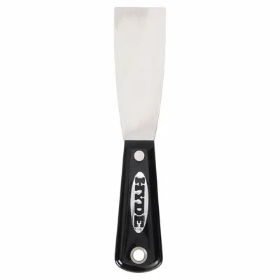 HYDE 01040 Putty Knife, Stainless Steel Blade, Nylon Handle, Straight - Corrosion-Resistant Spreading Tools