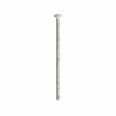 USA INDUSTRIALS Carriage Bolt: Square Neck, 1/4"-20 Thread Size, 6 in lg, Steel, Grade 2 - Grade 2 Steel Square Neck Carriage Bolts