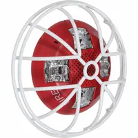White wire guard for indoor ceiling-mount use with Kidde EGC Series alarms. Flush mount design with 13/16 in overall depth. Includes mounting hardware and allows simple removal for servicing. Alarm not included