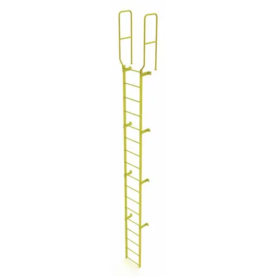 TRI-ARC Walk-Thru Fixed Ladder, Steel, 17 Rungs, 28 in Wide, Single Section - Fixed Ladders