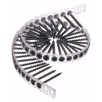 SENCO Drywall Screw: Drywall Screw, #6 Screw Size, 1 5/8 in Lg, Steel, Bugle - Drywall Collated Screws