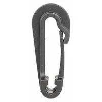 LUCKY LINE PRODUCTS Spring Snap: 1 Snaps, Wire Gate, Plastic, 3/16 in Opening Size