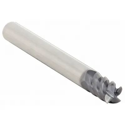 WIDIA HANITA Square End Mill: Carbide, AlTiN Coated, 4 Flute, 1/2" Mill Dia, 3/4" LOC - Carbide Square End Mills for Hardened Materials
