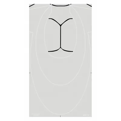 ACTION TARGET MPMS-1RC-100 Silhouette Targets, 100 Pack