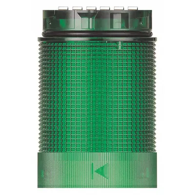 WERMA Tower Light Module: Flashing/Strobe, 24V DC, Green, 40 mm Overall Dia - Flashing Light Modules