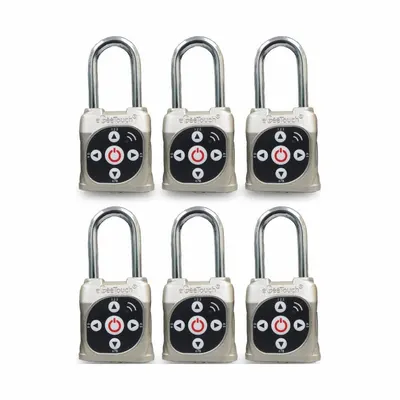 EGEETOUCH Standard Shackle Bluetooth Padlock - Standard Shackle Bluetooth Padlocks