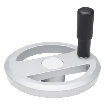 JW WINCO Spoked Hand Wheel with Revolving Handle - Spoked Hand Wheels with Revolving Handle