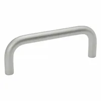 JW WINCO Pull Handle: Weld-On, Stainless Steel, Silver, 6.3 in Mounting Hole Center to Center (MPN 10W160BN0)