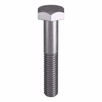 Grade B8M heavy hex bolt with 3/8"-16 thread size, plain finish, and inch system of measurement. Manufactured to ASTM A193 material quality standards and ASME B18.2.1 dimensional standards. Supplied in a pack of five without nuts. Suitable for structural connections in high-temperature and corrosive environments