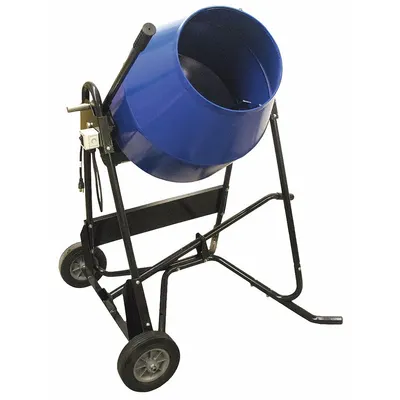 MARSHALLTOWN Corded Concrete Mixer: For use with Concrete, 3 cu ft Drum Capacity, Steel Drum - Corded Cement Mixers