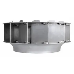 This wheel is a replacement component for HVACR fans, filters, and ventilation systems. It is designed for use in compatible units requiring manufacturer part number G-161HP. The wheel helps maintain airflow and system performance in industrial or commercial environments.