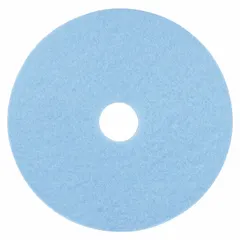 This 20-inch diameter, round burnishing pad is made of synthetic fiber (polyester) with a 1-inch thickness. Rated for a maximum speed of 3,000 RPM, it is used for high-speed floor burnishing to restore gloss on hard-surface floors in commercial and industrial maintenance settings.