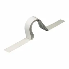 Adhesive-backed carrying handle for temporary attachment to boxes and cartons. Each handle supports up to 50 lb. Total handle length is 23 in. Supplied in an 80-pack for high-volume packaging and shipping applications.