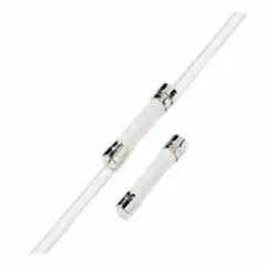Fast-acting cylindrical fuse rated 30 A and 500 V AC. Non-indicating design with a body size of 1/4 in x 1 1/4 in. Provides overcurrent protection in industrial equipment such as machinery, control panels, and power supplies.