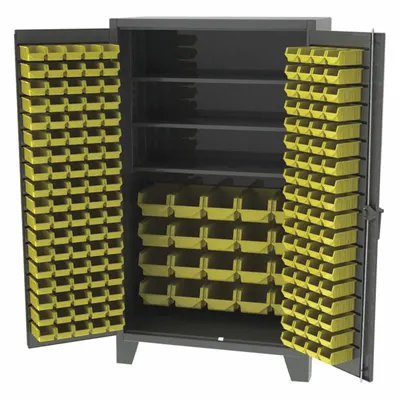 GREENE MANUFACTURING, INC. Bin Cabinet: 48 in x 24 in 84 in, 3 Shelves - Standard Bin Cabinets with Shelves