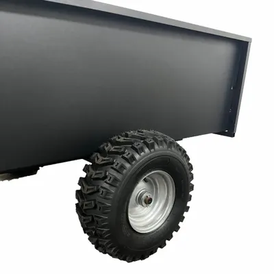 MILWAUKEE Dump Cart: 2 Wheels, 20 cu ft Cubic Foot Capacity, 1,600 lb Load Capacity - Dump Carts & Trailers