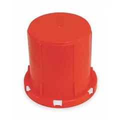 This 3M firestop collar is a round, metal device rated for 3-hour fire protection. It is designed to seal around metal pipes penetrating fire-rated walls or floors, maintaining the barrier's fire-resistance rating. Overall dimensions: 8.8 inches height, 3.8 inches length, 3.8 inches width.
