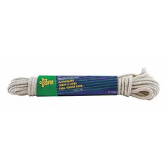 APPROVED VENDOR Natural-Fiber Utility Rope, 3/16 in Dia, 30 lb Working Load Limit, Cotton, Dynamic Braid, 13S-WA