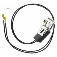 Genuine GE replacement element clip designed to secure the heating element in compatible ovens. Helps maintain proper element positioning for consistent heat distribution during baking and broiling