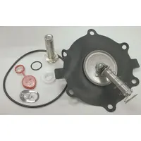 Repair kit for ASCO solenoid valves, compatible with model 8215B080CSA. Includes SBSA M-12 component. Used for on-site maintenance to restore valve functionality in fluid control systems