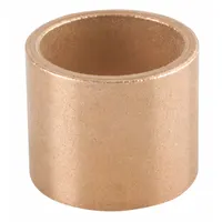 This bronze sleeve bearing has a 1/8 in bore, 1/4 in OD, and 1/4 in length. It is rated for temperatures from -50°F to 700°F and comes in a pack of 3. Used in industrial machinery to support rotating shafts and reduce friction in applications such as conveyors, pumps, and automotive components
