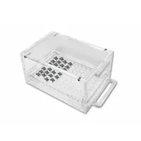 Acrylic well ball dropper for dispensing balls into well plates during sample homogenization. Overall diameter 1/4 in, length 6 in, width 6 in. Compatible with model IPD9600