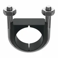 Vibration Dampening U-Bolt: 1/4"-20 Thread Size, For Pipe Size 7/8 in, 1 39/64 in Inside Ht, Plain (MPN UB7/8TA4)