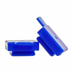 Disposable caps designed to seal 13.5 mm diameter cuvettes, preventing sample evaporation, contamination, and spillage during mixing or incubation. Suitable for use in spectrophotometry and colorimetric analysis in laboratory settings.