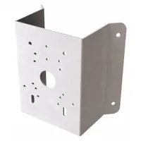 Aluminum corner mount in ivory finish for wall installation with screw mounting. Includes mounting hardware. Designed for use with VITEK Transcendent series devices, providing a secure mounting point in corner locations