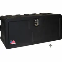 BUYERS PRODUCTS Underbody: Underbody Truck Box, Single Drop-Down Door Door, 18 in Overall Dp, Black (MPN 1717105)