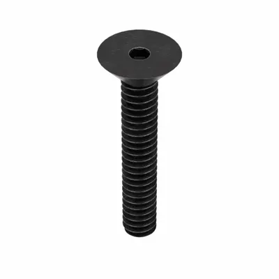KERR LAKESIDE Socket Flat Head Screw: #6-32 Thread Size, 3/4 in Lg, Flat, Black Oxide - Flat Head Socket Cap Screws