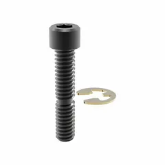 Replacement bolt kit for traditional side-pull hoist rings. Contains a single M16 threaded bolt. Compatible with JERGENS model 47354. Used in lifting and positioning applications to secure hoist ring assemblies to loads.