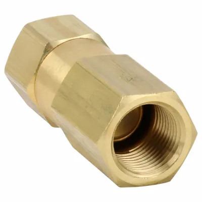 CONTROL DEVICES Check Valve: In Tank, Brass, 3/8 in FPT, 3/8 in FPT - Pneumatics