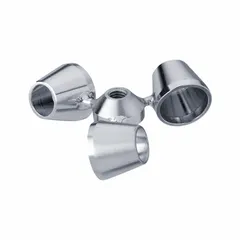 This HEIDOLPH overhead stirrer impeller features a single stainless steel blade designed for turbulent flow mixing. The stainless steel shaft ensures corrosion resistance. It is compatible with HEIDOLPH model 036093110 and serves as a replacement or upgrade component for overhead stirrer systems in laboratory mixing applications.