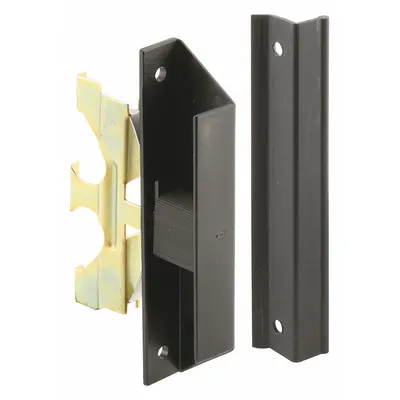 PRIME-LINE Latch and Pull: Sliding Handle and Latch Kit, 4 1/4 in Overall Ht - Screen Door Hardware
