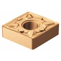 Diamond-shaped indexable turning insert with 80° included angle, 4.76 mm thickness, and 0.8 mm nose radius. Grade 1125 features a CVD-coated carbide substrate. Used for general turning and facing operations on steel and cast iron workpieces in medium machining applications