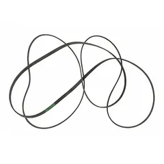 Replacement drive belt for Whirlpool washing machines and dryers. Transfers power from the motor to the drum or agitator to enable wash and dry cycles. Suitable for use in residential laundry appliances.