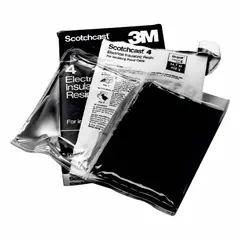 Molded resin pouch containing a closed mixing pouch of multi-purpose, moisture-sealing epoxy resin. Designed for elevated temperature stability, toughness, and oil resistance. Used for moisture-sealing and protecting electrical splices and connections.
