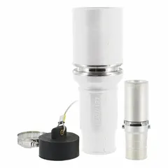 This female single pole inline plug from the 49 Series features a crimp tube termination and is rated for 1000V AC and 898 A. It is used in high-current industrial electrical connections such as power distribution and heavy equipment wiring.