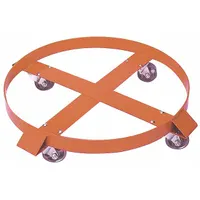 APPROVED VENDOR Drum Dolly: 1,000 lb Load Capacity, For 30 gal Container Capacity, Round, (4) Swivel (MPN 240028)