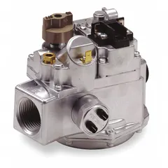 Single-stage universal ignition gas valve rated at 720,000 BtuH. Supports direct spark, hot surface, and intermittent pilot ignition systems. Suitable for use in commercial and industrial heating equipment such as furnaces, boilers, and process heaters.