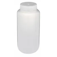 GLOBE SCIENTIFIC Sampling Bottle: Polypropylene, 1 L, 33.81 fl oz, Closure Included, Natural (MPN 7001000)