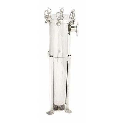 FULFLO Bag Filter Housing: 304 Stainless Steel, Bag Trade Size 2, 2 in, Flanged - Stainless Steel Bag Filter Housings