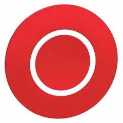 Non-illuminated push button head with legend O, designed for snap-on mounting to ZB4 series contact blocks. Suitable for use as a momentary or maintained operator in industrial control panels and machinery. Red color.