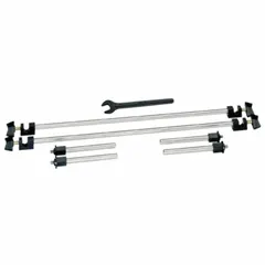 Stainless steel frame tension roller attachment for Polymax 2040 shaker. Includes one wrench. Used to secure containers during mixing, rocking, or vortexing applications in laboratory settings.