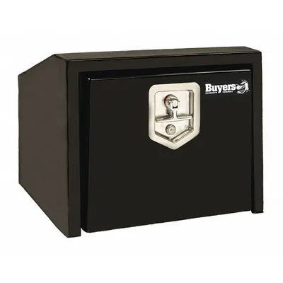 BUYERS PRODUCTS Underbody Truck Box: Underbody Truck Box, Single Drop-Down Door Door, Black - Single Drop-Down Door Boxes