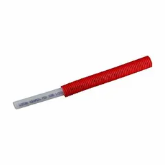 Pre-sleeved PEX Type A tubing for general plumbing applications such as hot and cold water distribution, radiant heating, and hydronic systems. The integrated insulation provides thermal efficiency and freeze protection. Supplied in a 400 ft coil with a 3/4 in diameter and R-9 value.